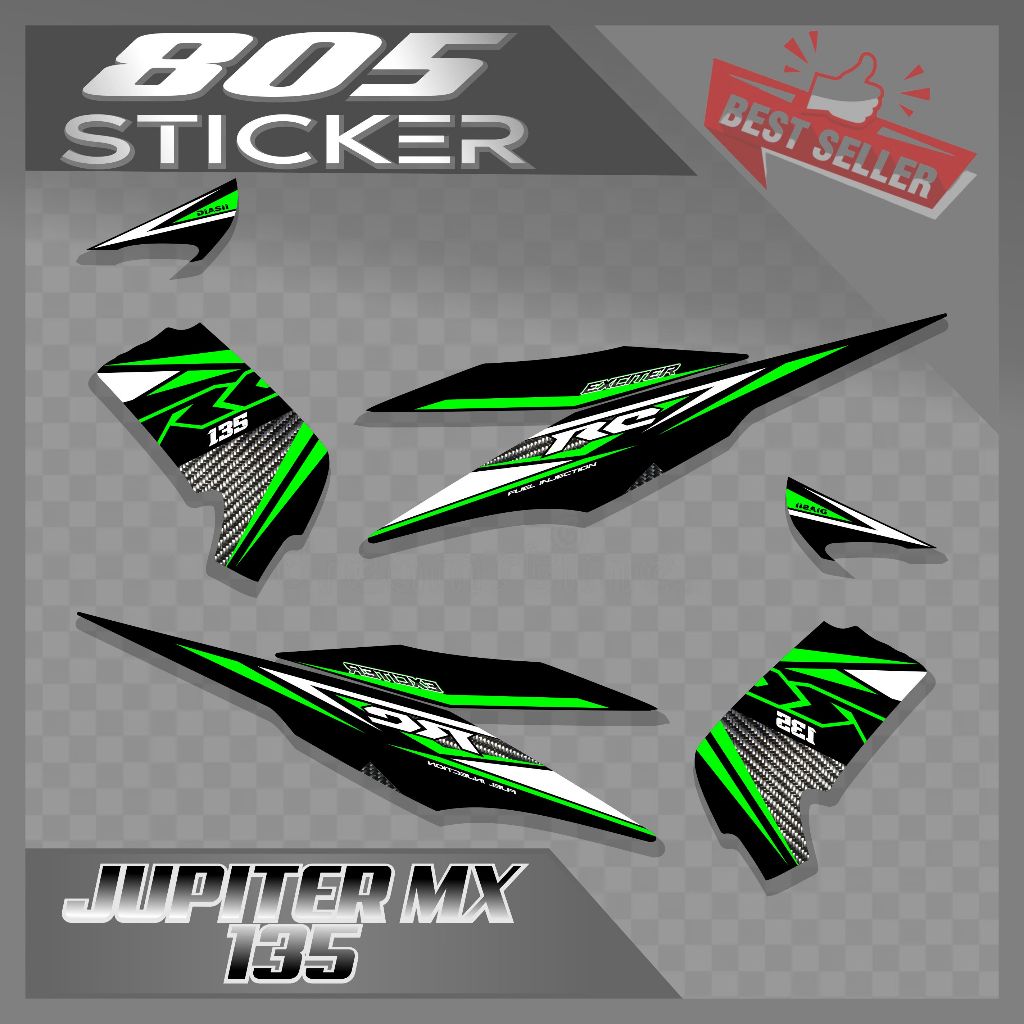 STRIPING MX 135 OLD/LAMA STIKER JUPITER MX LAMA/STRIPING MX 135 LAMA