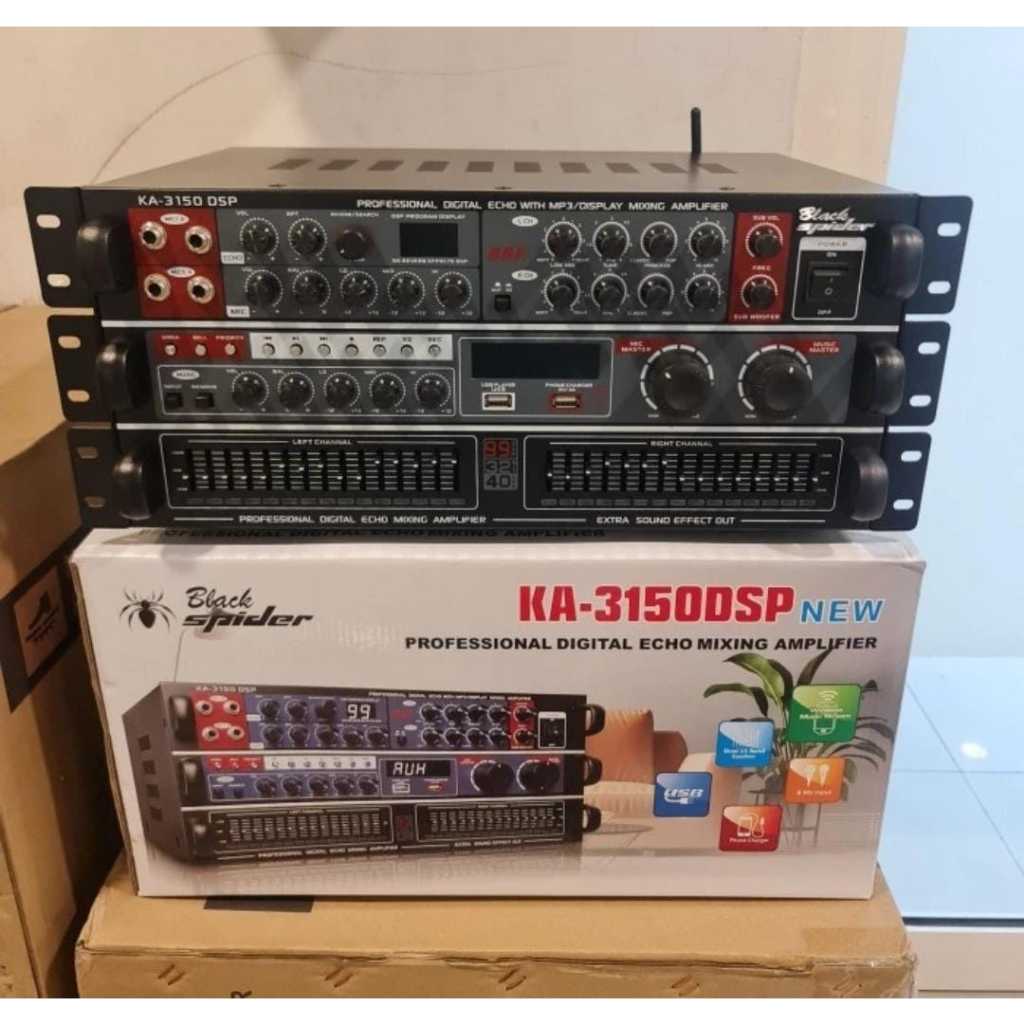 AGEN Power amplifier blackspider ka3150 DSP black spider ampli ka 3150