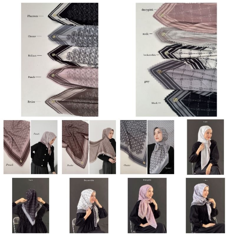 Monogram Scarf by nhs.looks