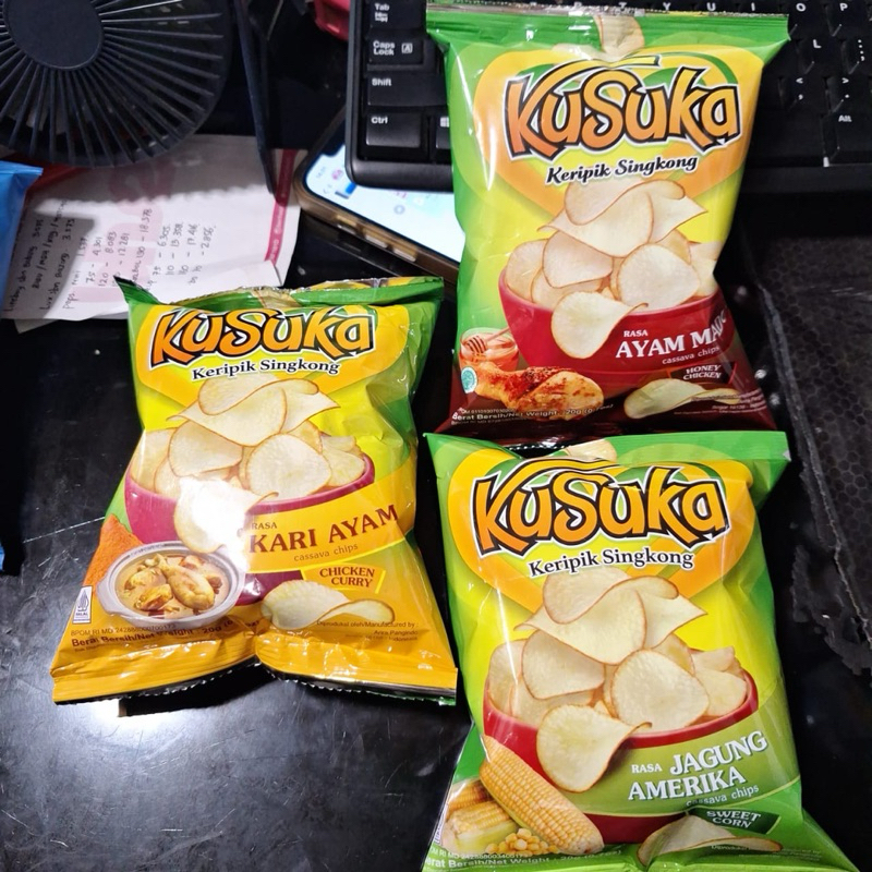 

Kusuka Keripik singkong 20gram aneka rasa