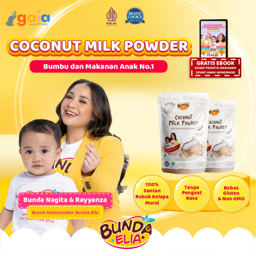 

Bunda Elia Coconut Milk Powder 150gr