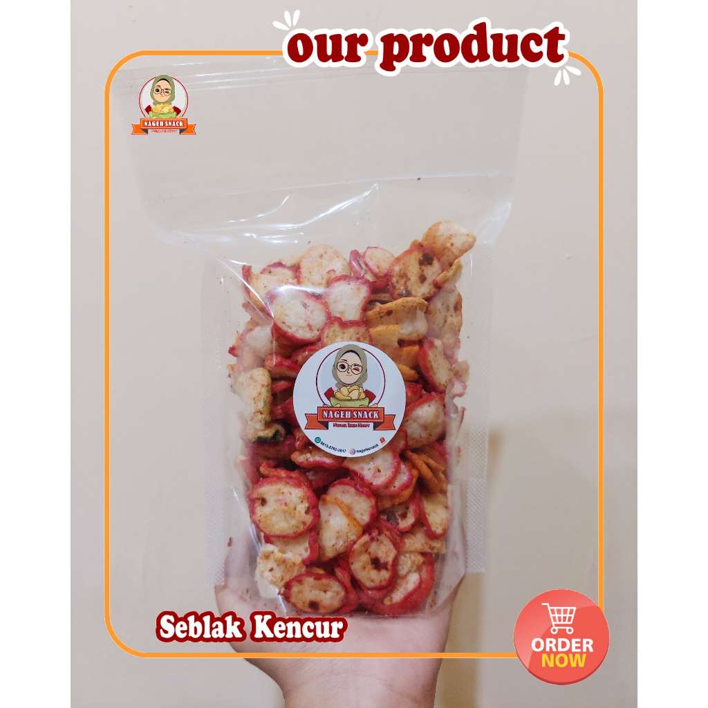 

Seblak Kencur Pedas | Kerupuk Seblak Kencur 250gr