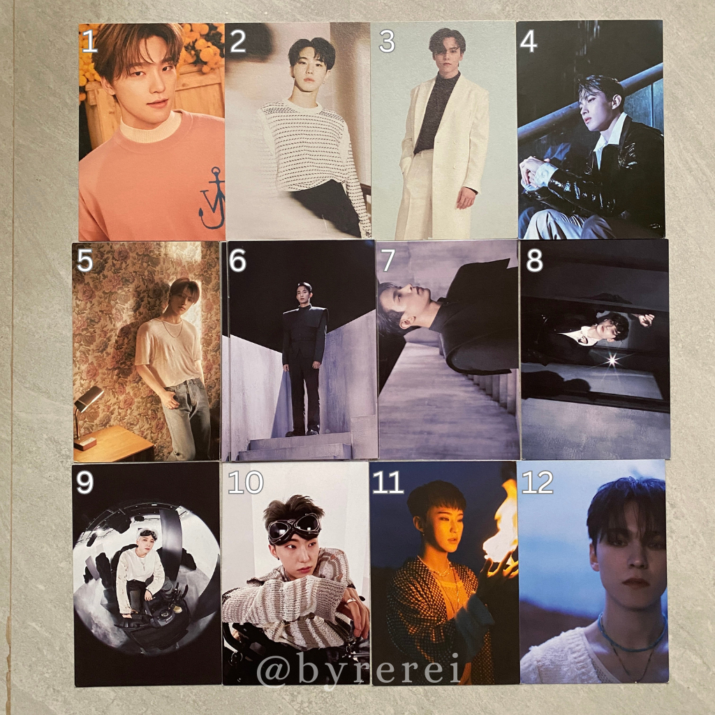 Seventeen Official Postcard Your Choice One Side Other Beside Attacca Face The Sun FTS Dino Hoshi DK