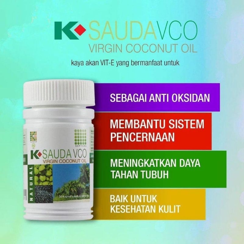 SAUDA VCO VIRGIN COCONUT OIL HABBATUSSAUDA K-LINK ORIGINAL