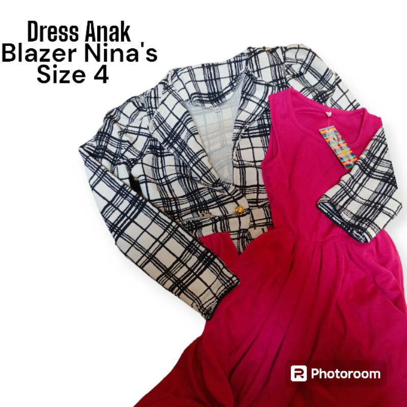 Gamis Blazer Nina's Anak Perempuan