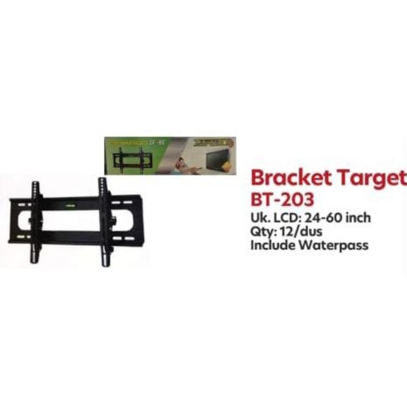 Bracket TV Indonight 32 inc - 65 inc Fleksibel (Bisa Geser Atas/Bawah) + Waterpass / breket tv besar