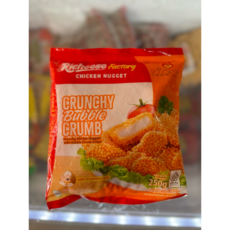 Richeese Crunchy Bubble Nugget 250gr Naget Ayam Richeese Factory