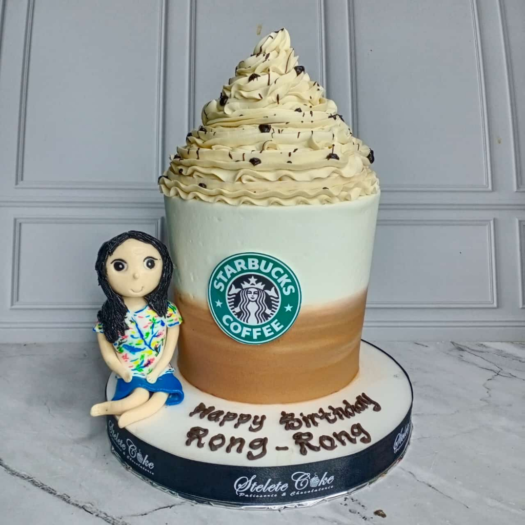 

Kue Ulang Tahun/BIrthday Cake/Kue Ultah Tema Kopi/Kue Birthday jakarta