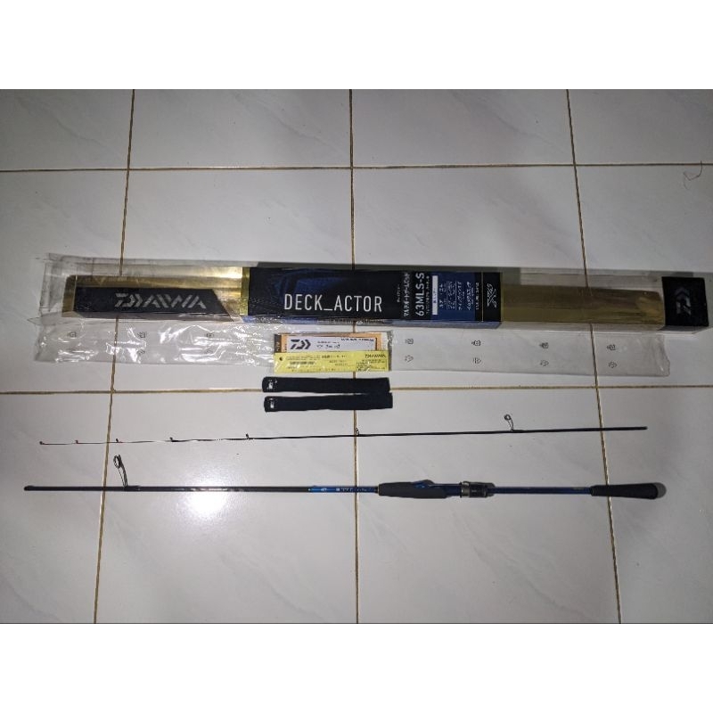 Daiwa Deck Actor 63MLS-S joran spinning like new