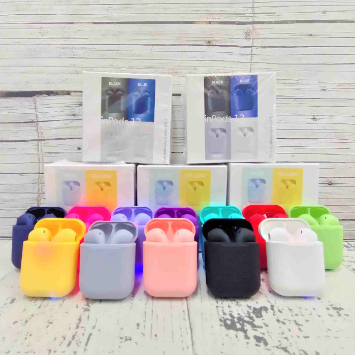 inpod I12 Macaraone bluetooth Inpod I12 Macaron i12 murah / TWS Bluetooth  Wireless