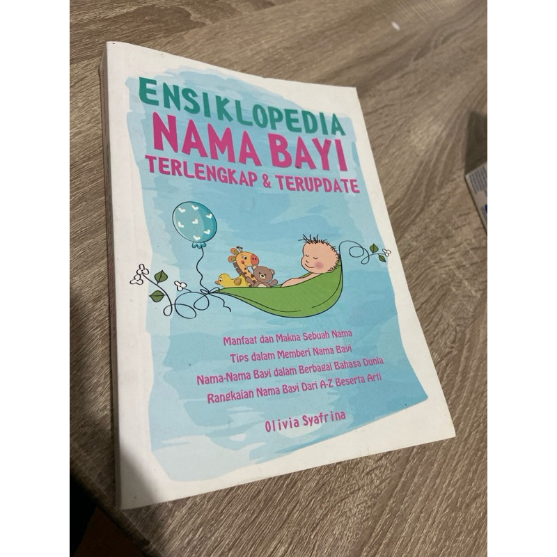 Buku Ensiklopedia Nama Bayi Preloved