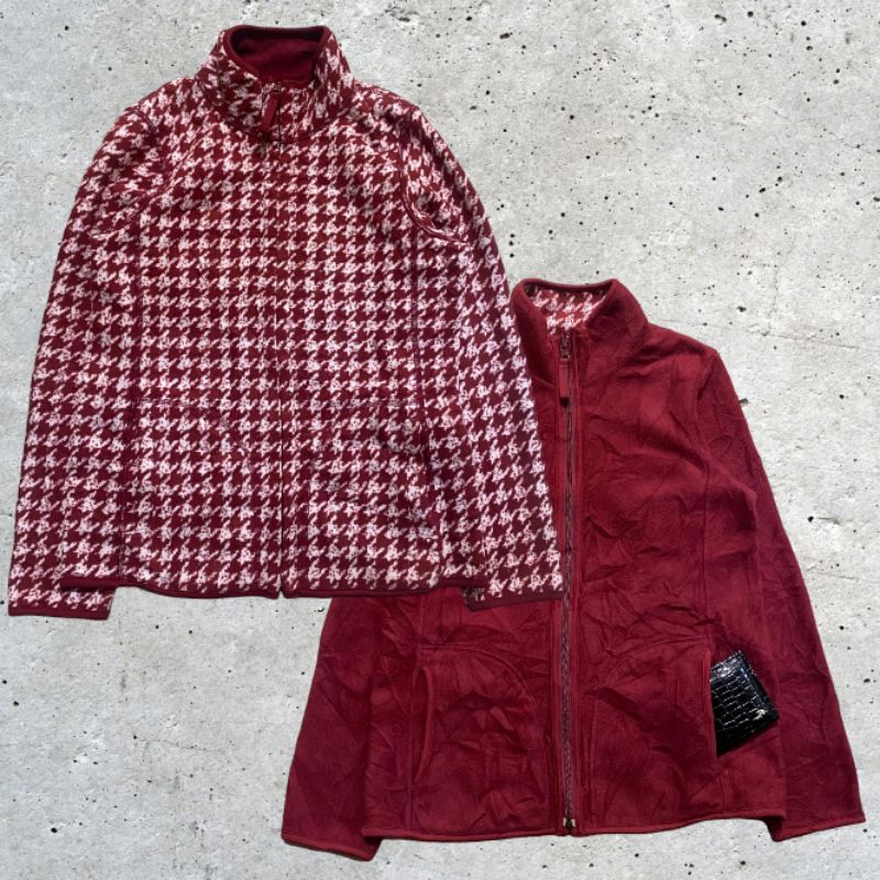 Fleece polar reservible jacket Uniqlo size S