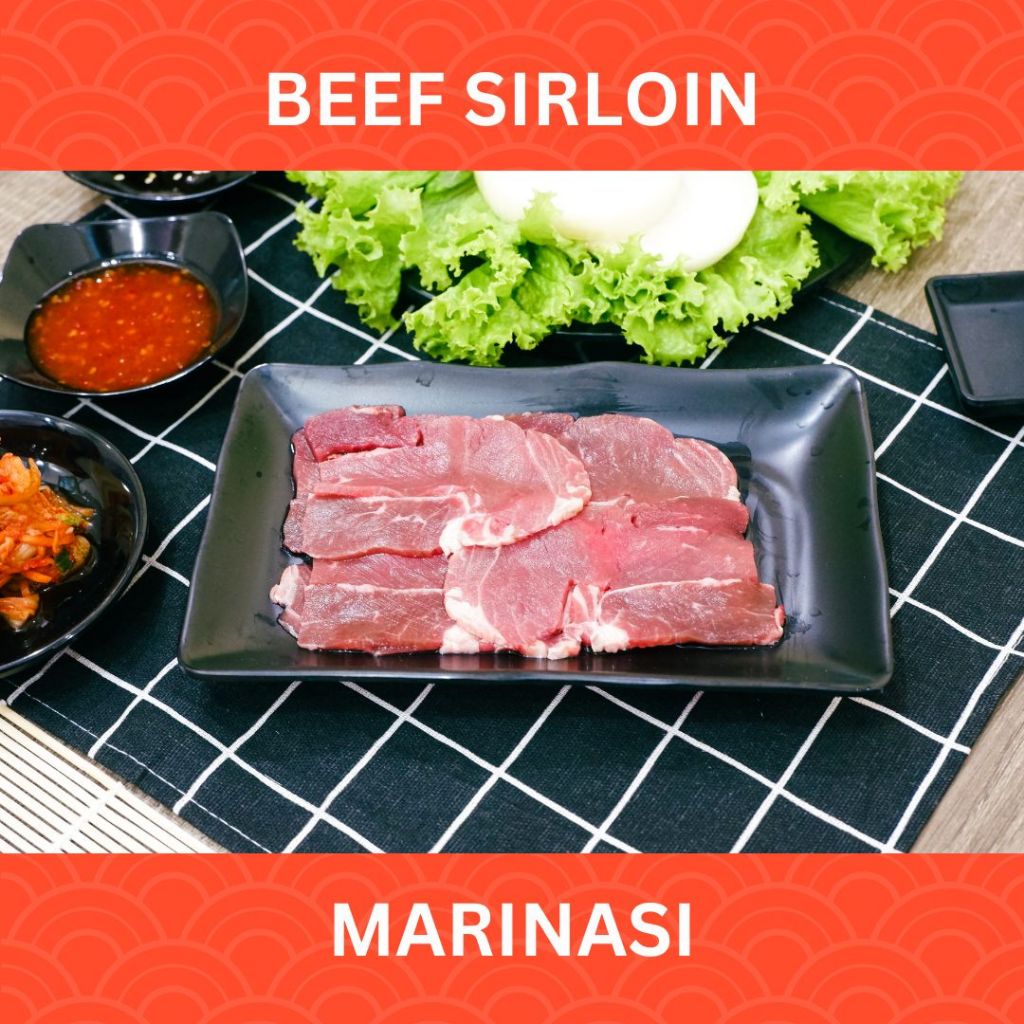 

BEEF SIRLOIN SLICE MARINASI 250gr