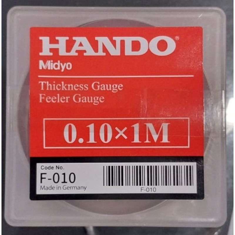 HANDO feeler gauge 0,10mm x 1M