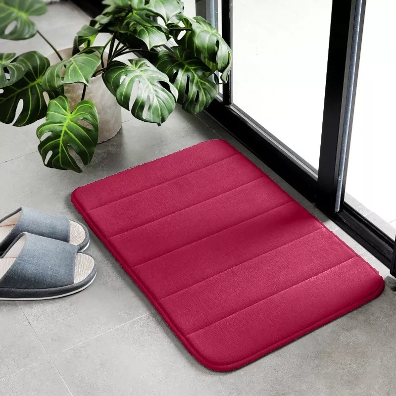 MH - Keset Kaki Foam 40x60cm Anti Slip Kamar Mandi Dapur Keset 40x60