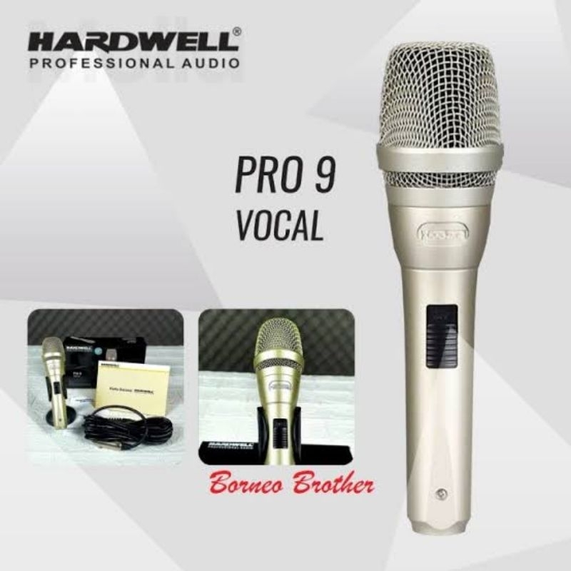 hardwell pro 9 microfon vocal pro9 microfon hardwell pro 9 original