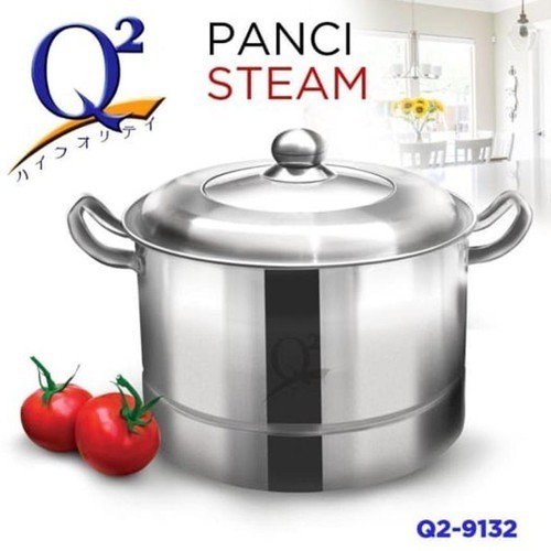 Q2 Dandang Panci Steamer Panci Kukus 32 Cm Q2-9132
