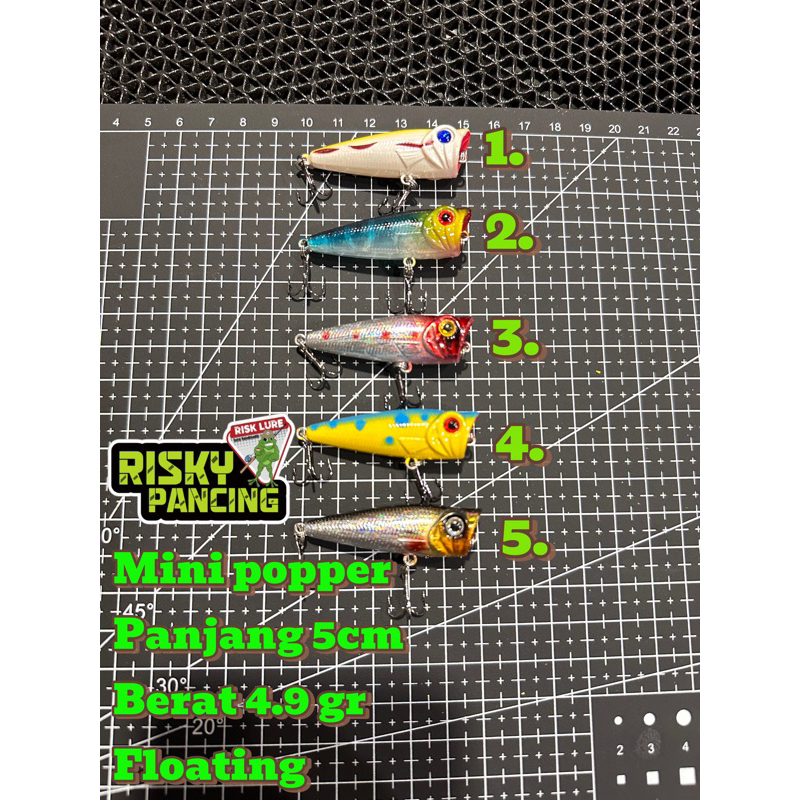 MINI POPPER LURE CASTING POPPING