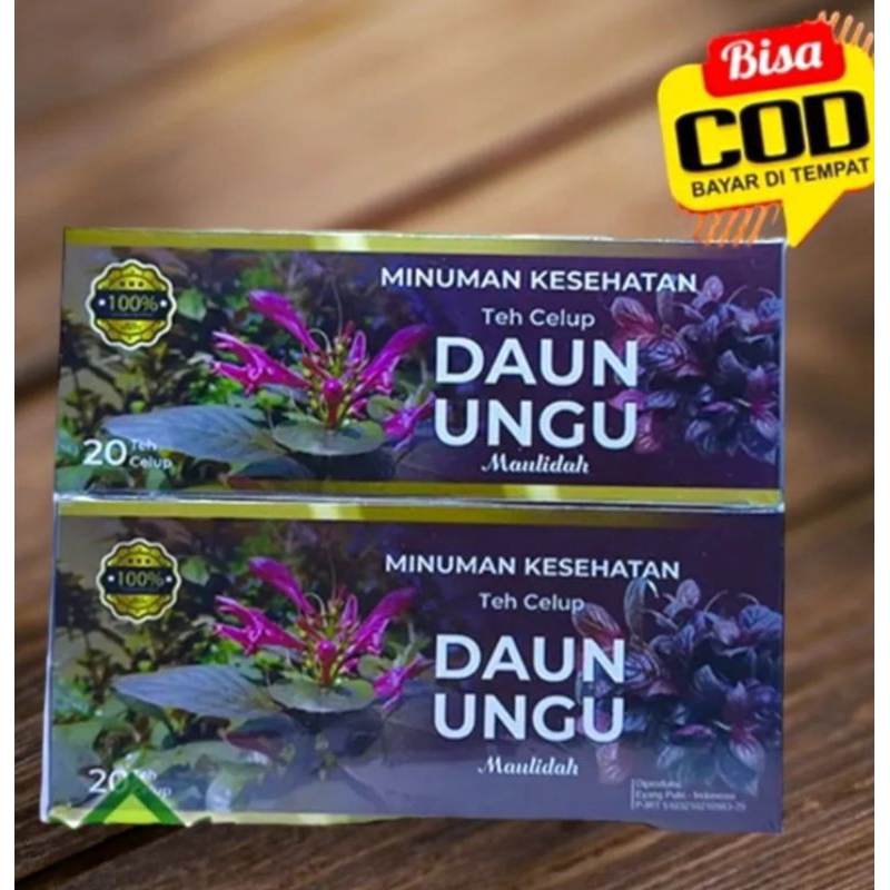 

teh celup daun ungu isi 20