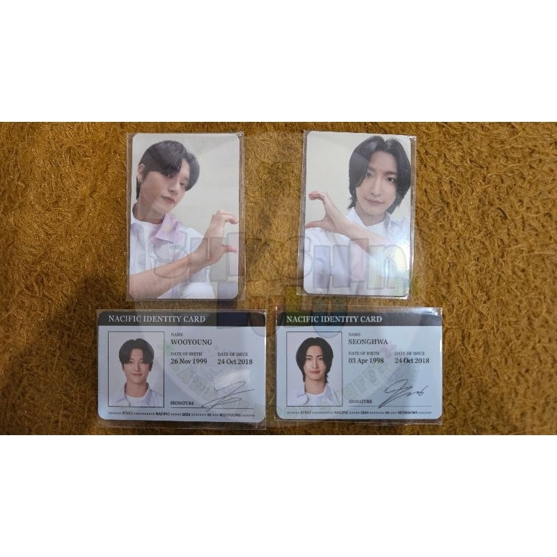 [READY STOCK] NACIFIC X ATEEZ PHOTOCARD PC ROUND 6 R6 SEONGHWA WOOYOUNG