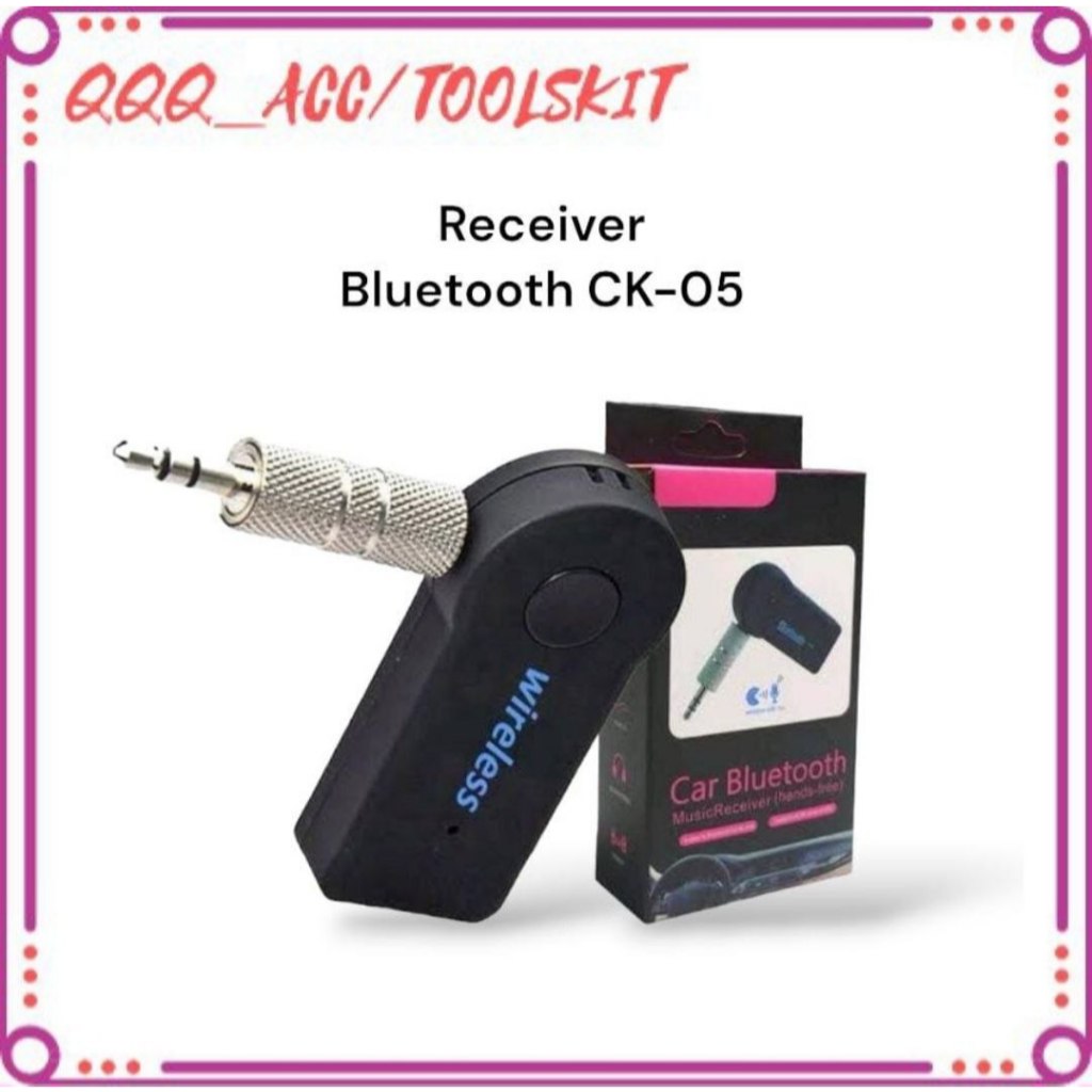 Receiver Bluetooth CK-05 Bluetooth Audio Receiver Wireless Receiver Sambungan Audio Mobil