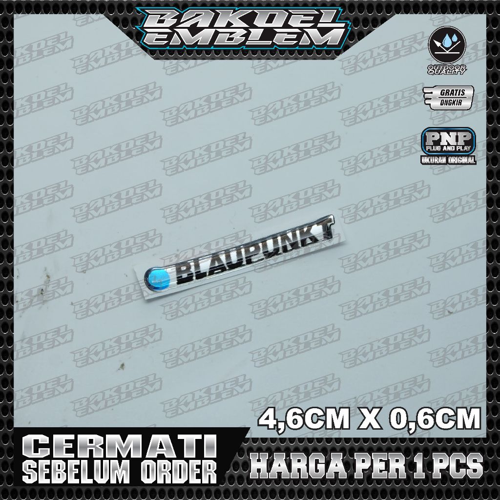 EMBLEM SPEAKER BLAUPUNKT, EMBLEM BLAUPUNKT SPEAKER, BLAUPUNKT