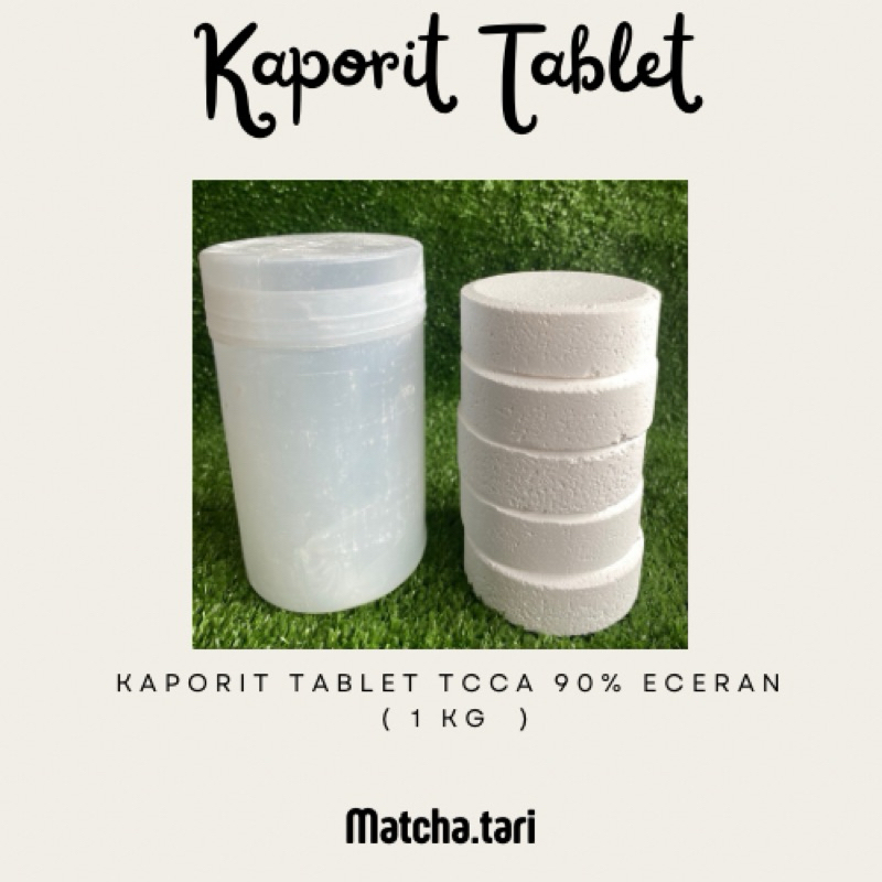 PROMO SALE Kaporit Tablet Besar TCCA 90% / Penjernih air / Kaporit Tablet / Filter Air