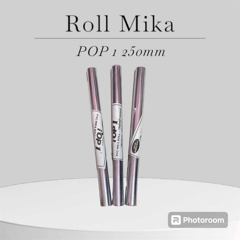 

Sampul roll mika gulung POP 1 bening transparant serbaguna 250mm Kuarto