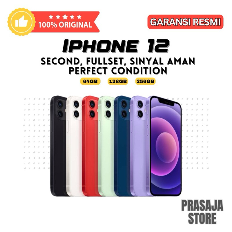 IPHONE 12 SECOND IBOX RESMI INDONESIA