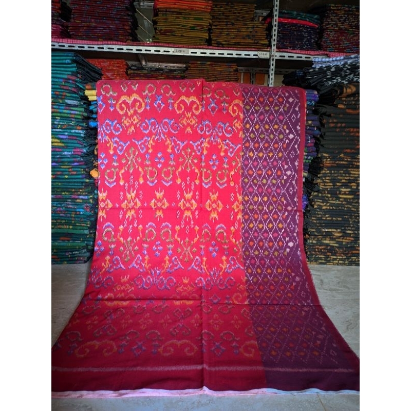 promo terbaru kain tenun endek bali tumpal palembang