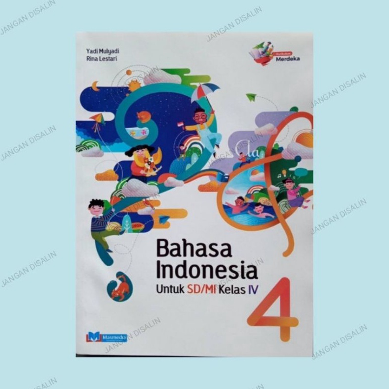 

KODE P63B Buku Bahasa Indonesia kelas 4 SDMI Kurikulum Merdeka Penerbit Masmedia