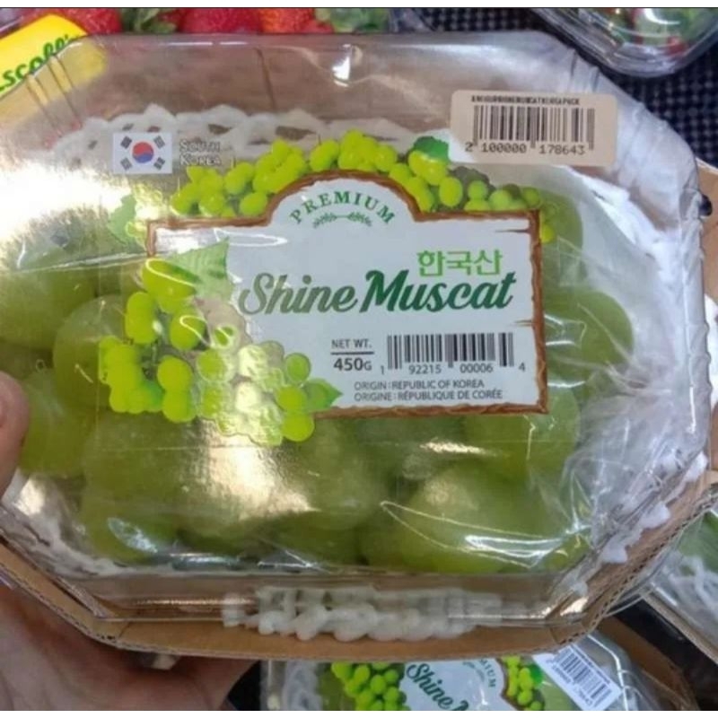 

Anggur Muscat Korea Manis 450 Grm