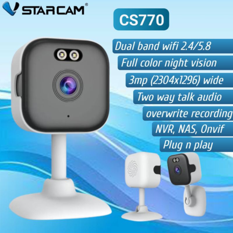 cctv indoor Vstarcam cs770 smart camera full color night vision