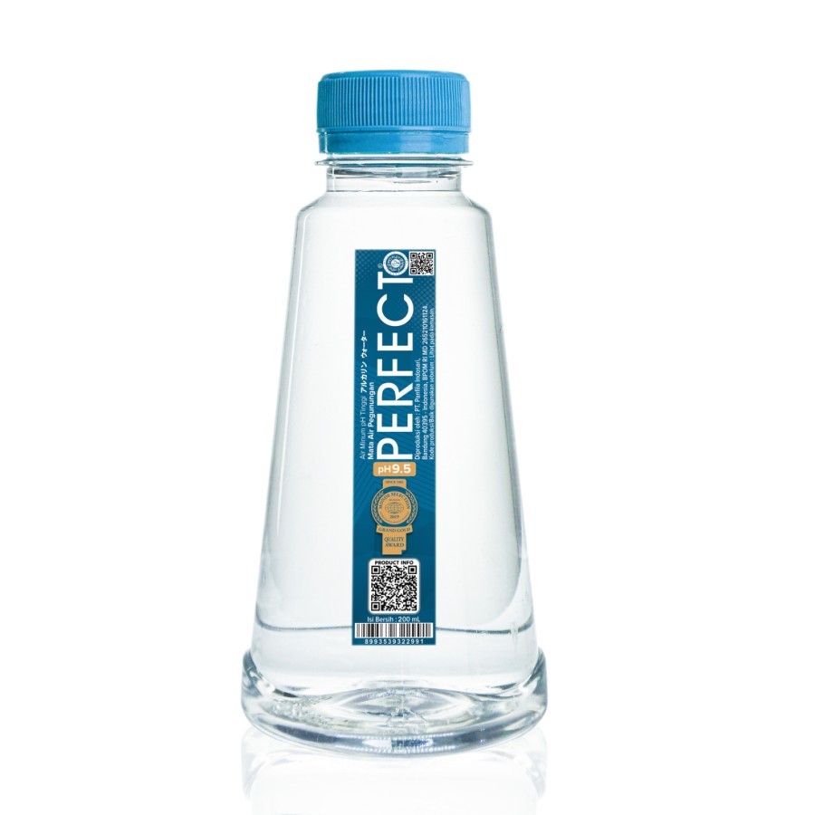 

PERFECT ALKALINE WATER PH 9.5 - 200 ML (SATUAN)
