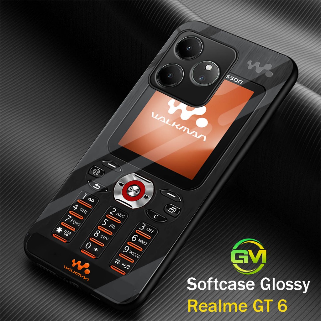 Softcase Glossy Realme GT 6 [GM40] Casing Kesing Mika Pelindung Hp Case Gt6 Kilau Kaca Karet Silikon
