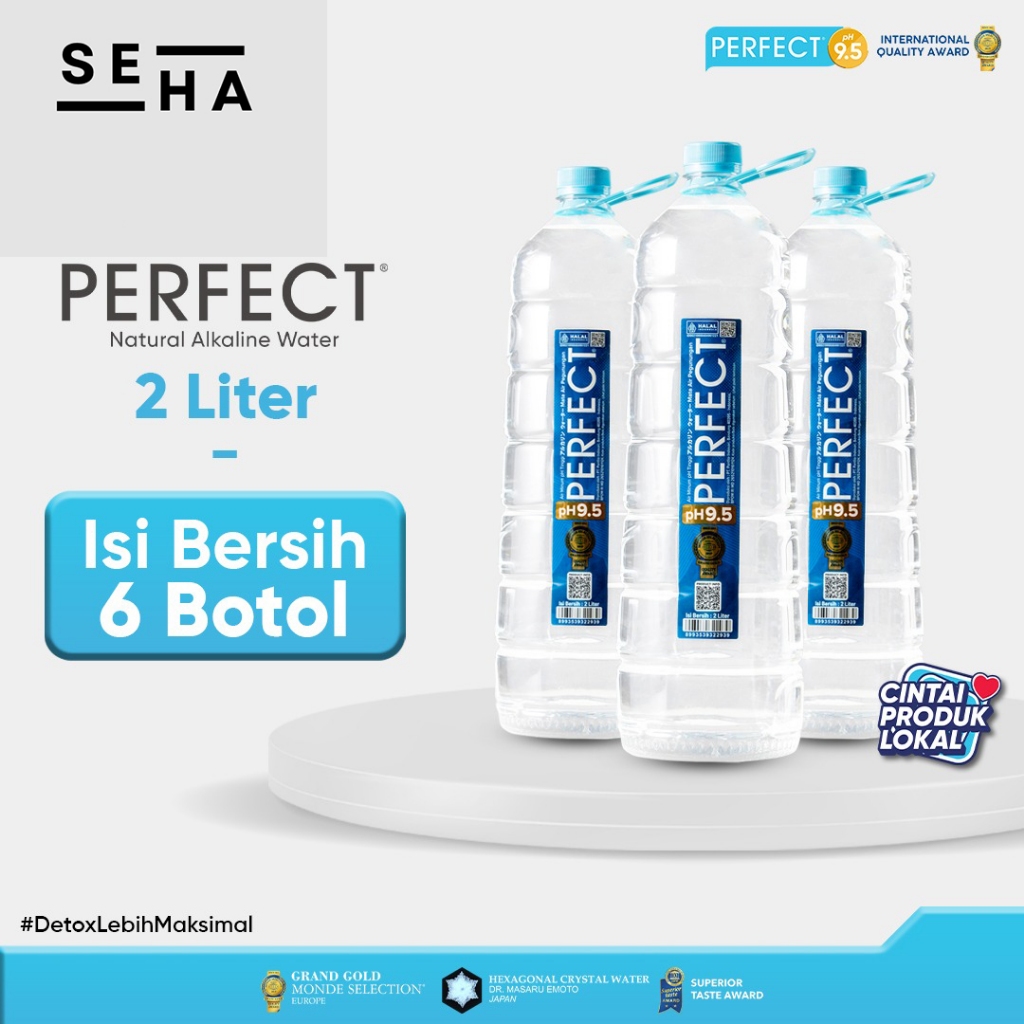 

(EKSPEDISI / KARGO) PERFECT ALKALINE WATER 2000 ML / 2 LITER