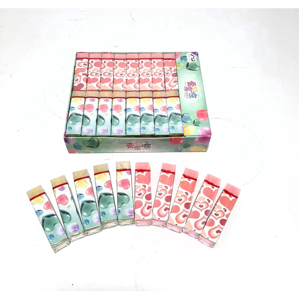 

KODE A5P6 Harga Grosir 1kotak 32pcs Penghapus Eraser Besar Karakter LOVE DAN DINOSAURUS 65X17X15cm