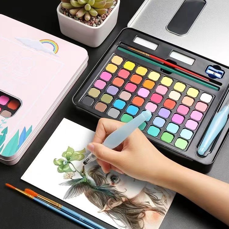 

KODE K1O7 1 SET CAT AIR ISI 48 WARNA FREE KUAS DAN ALAT LUKIS HIGH PIGMENTED