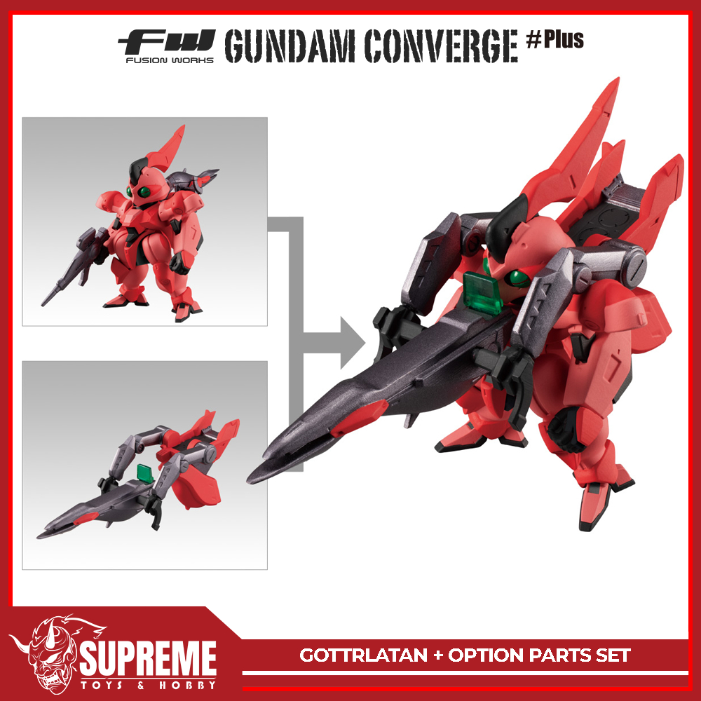FW Gundam Converge Plus 02 - Gottrlatan w/ Option Parts Set