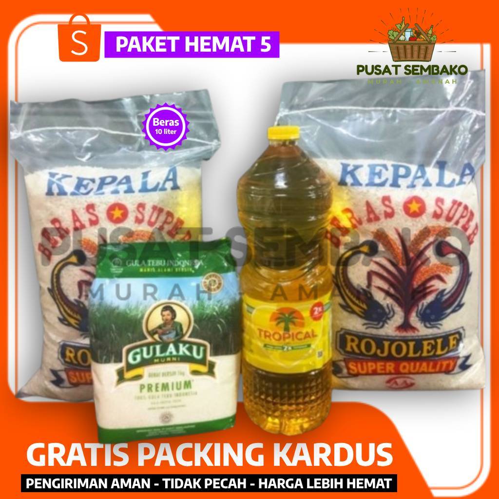 

SEMBAKO MURAH Hampers Selametan / Harian / Bulanan / Sunatan - Paket 5 GRATIS KARDUS dan Hemat