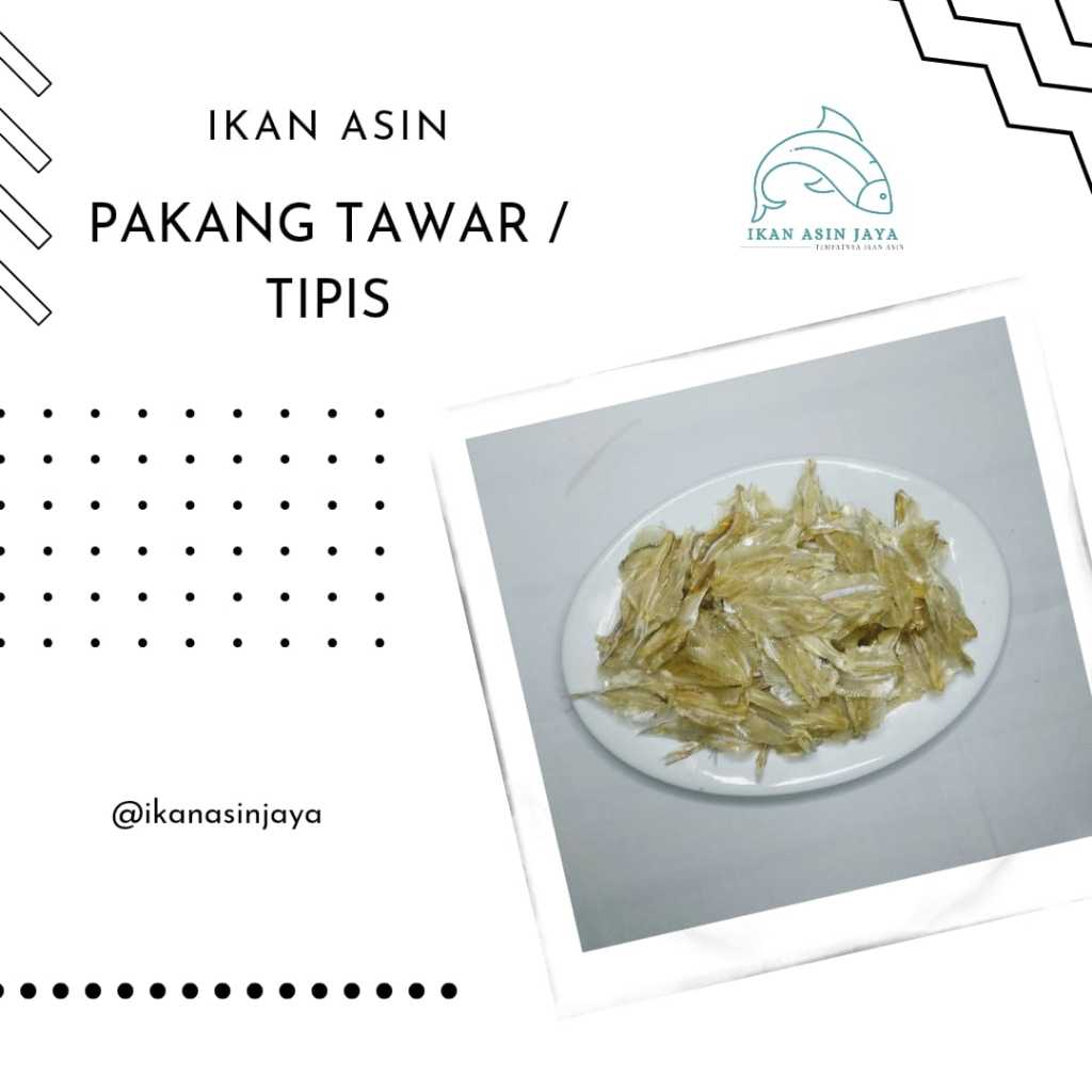 

Ikan Asin Pakang / Ikan Asin Tipis 1Kg