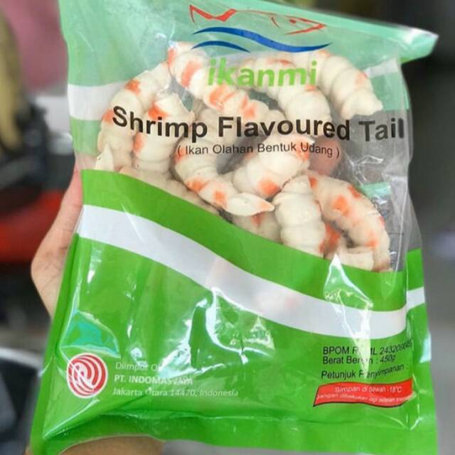 

Ikanmi Shrimp Flavour Tail 450Gr | Ikanmi Bentuk Udang 450Gr | Crab Stick Roll