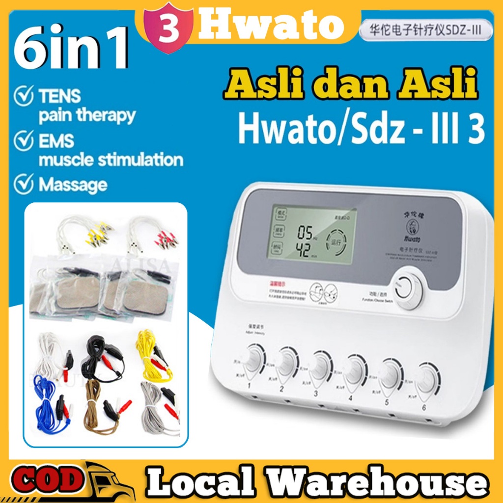 Akupuntur alat fisioterapis Stimulator Hwato SDZ III SDZII imulator akupunktur alat terapi listrik  