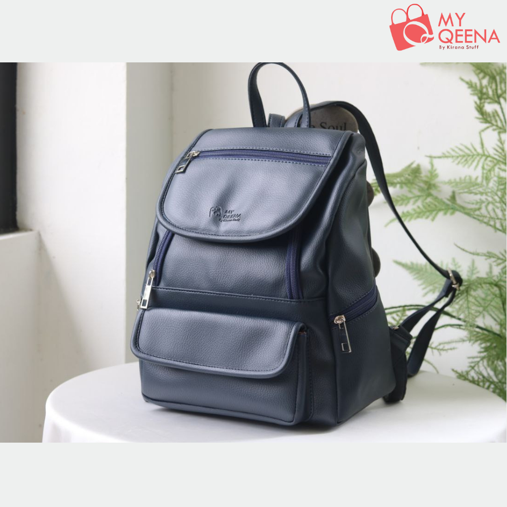 MY QEENA Tas Ransel Backpack Wanita PRISHA Original By KIRANA STUFF