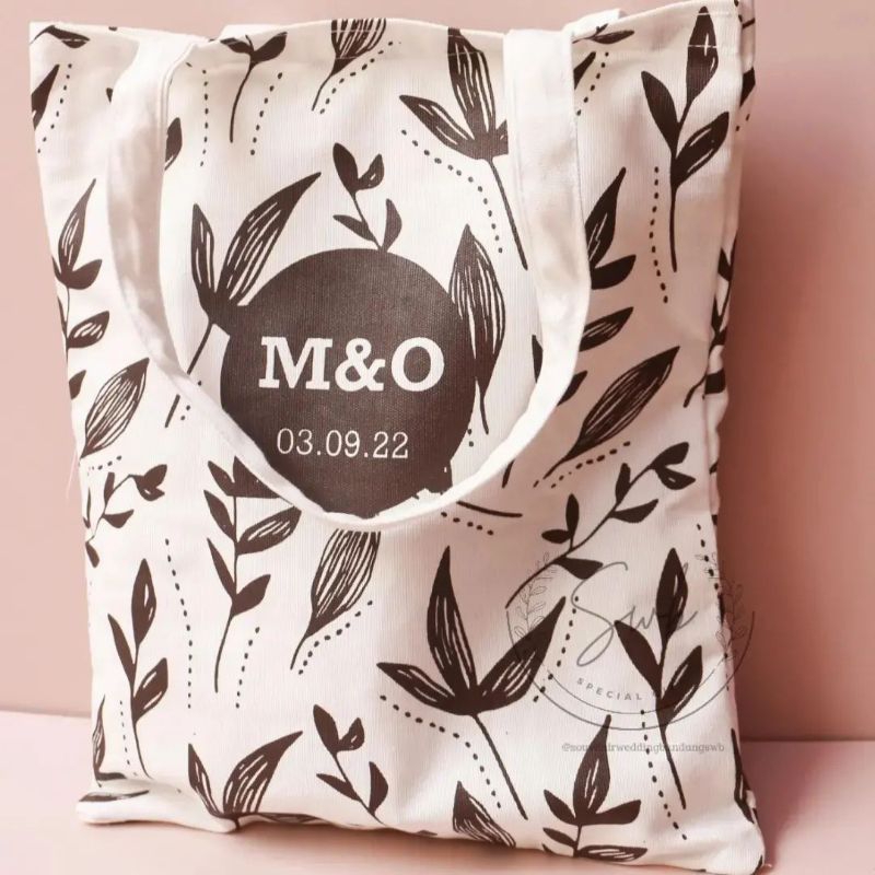 Souvenir Tas Kanvas Sablon