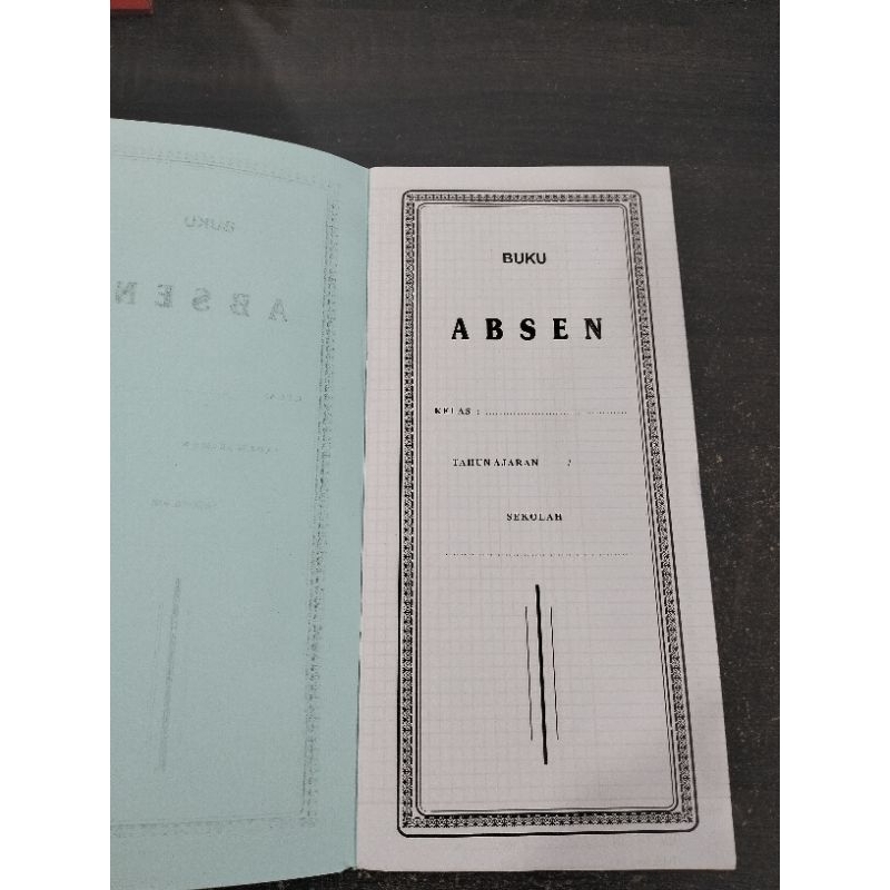 

Buku Absen Sekolah