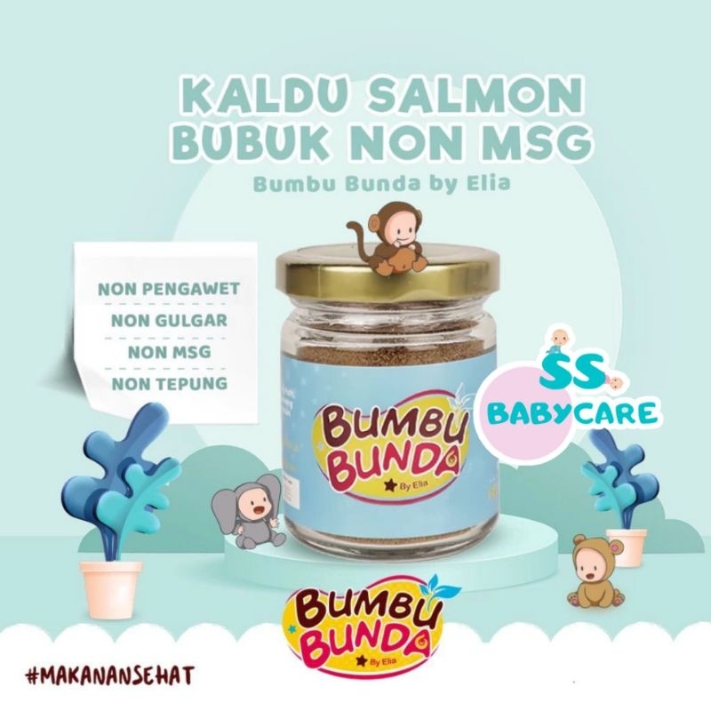 

Bumbu Bunda Elia Kaldu Ikan Salmon Non MSG - Kaldu Bubuk MPASI