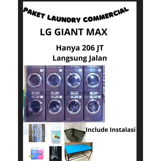 LG Giant Max Commercial 4 stack Paket Usaha
