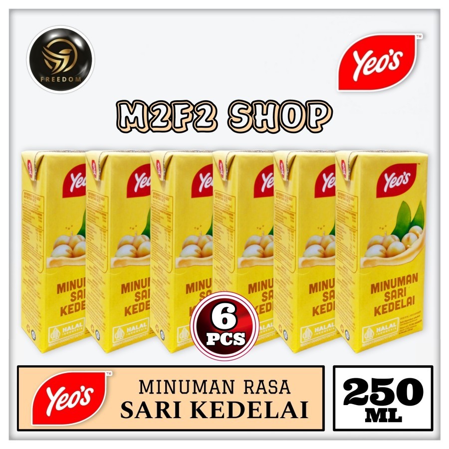 

Yeos Minuman Berperisa Sari Kedelai Kotak UHT | Soya Bean Flavoured Drink - 250 ml (Kemasan 6 Pcs)