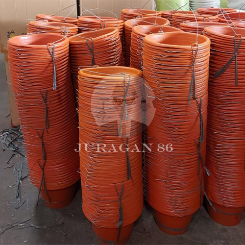 EMBER COR OREN /ORANGE PLASTIK ANTI PECAH/ EMBER COR SEMEN / EMBER MURAH ANTI PECAH